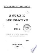 Anuario legislativo de ...
