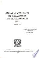 Anuario mexicano de relaciones internacionales