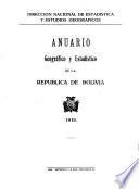 Anuario nacional estadístico y geográfico de Bolivia