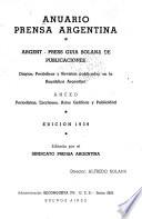 Anuario prensa argentina