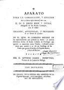Aparato para la corrección, y adición de la obra que publicó en 1769 el D.or D. Joseph Berní y Catalá ... con el título Creación, antigüedad, y privilegios de los títulos de Castilla ...