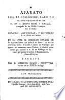 Aparato para la correccion y adicion de la obra que publicó en 1769 ... J. Berní y Catalá ... con el título: Creacion, antiguedad, y privilegios de los títulos de Castilla; en el qual se corrigen muchas de las equivocacions que padeció su autor: se anotan diferentes fechas de reales cédulas de privilegio, etc