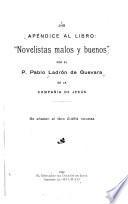 Apéndice al libro, Novelistas malos y buenos