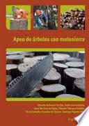 Apeo de árboles con motosierra