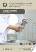 Aplicación de normas y condiciones higiénico-sanitarias en restauración. HOTR0208