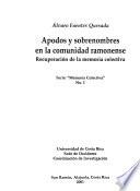 Apodos y sobrenombres en la comunidad ramonense