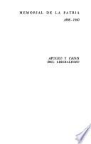 Apogeo y crisis del liberalismo, 1886-1890