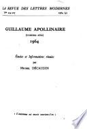 Apollinaire et les surrèalistes