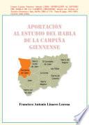 Aportación al estudio del habla de la campiña giennense