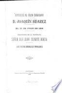 Apoteosis al gran ciudadano D. Joaquín Suarez el 18 de Julio de 1896