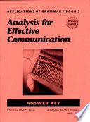 Applications of Grammar Book 3