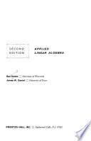 Applied Linear Algebra