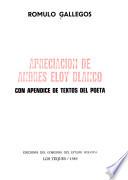 Apreciación de Andrés Eloy Blanco