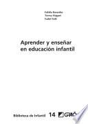 Aprender y enseñar en educación infantil