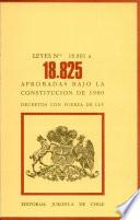 Aprobadas Bajo la Constitucion de 1980