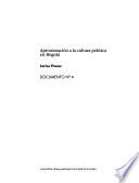 Aproximación a la cultura política en Bogotá