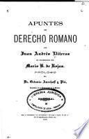 Apuntes de derecho romano