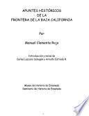 Apuntes históricos de la frontera de la Baja California