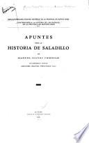Apuntes para la historia de Saladillo
