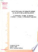 Apuntes para un debate sobre el sujeto de la revolución