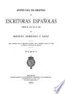 Apuntes para una biblioteca de escritoras españolas