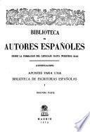 Apuntes para una biblioteca de escritoras españolas