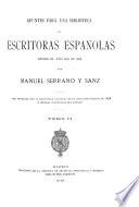 Apuntes para una biblioteca de escritoras españolas: L-Z : Adiciones : Indices de personas y titulos de obras anónimas