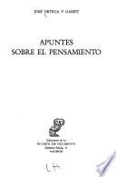 Apuntes sobre el pensamiento