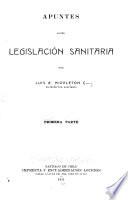 Apuntes sobre legislación sanitaria