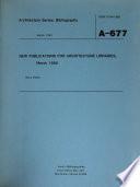 Architecture Series: Bibliography