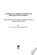 Architettura, arte e artigianato nel Mediterraneo dalla preistoria all'alto Medioevo