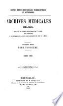 Archives de médecine militaire