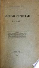 Archivo capitular de Jujuy