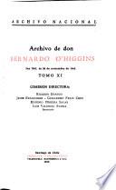 Archivo de don Bernardo O'Higgins