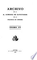 Archivo de la h. Cámara de diputados de la provincia de Córdoba ...