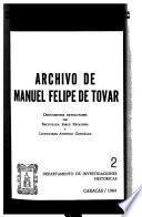 Archivo de Manuel Felipe de Tovar