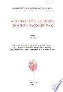 Archivo del coronel doctor Marcos Paz
