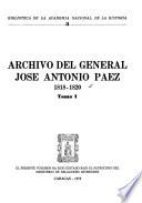 Archivo del general José Antonio Páez