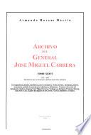 Archivo del general José Miguel Carrera