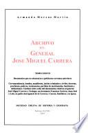 Archivo del general José Miguel Carrera