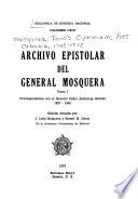 Archivo epistolar del General Mosquera