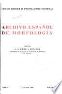 Archivo español de morfología