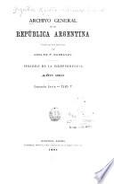 Archivo general de la República Argentina
