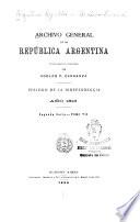 Archivo general de la República Argentina