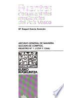 Archivo General de Navarra, Seccioń de Comptos, Registro no. 1 (1259 y 1266)