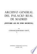 Archivo General del Palacio Real de Madrid