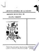 Archivo municipal de Jalapa, Tabasco