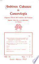 Archivos cubanos de cancerologia