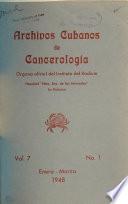 Archivos cubanos de cancerología