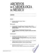 Archivos de cardiología de México